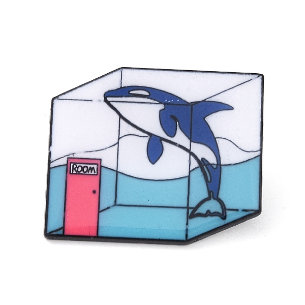 PandaHall Alloy Brooches, Enamel Pins, for Backpack Cloth, Whale, Black, 25x30x1.5mm Alloy+Enamel Whale
PandaHall Alloy Brooches, Enamel Pins, for Backpack Cloth, Whale, Black, 25x30x1.5mm Alloy+Enamel Whale