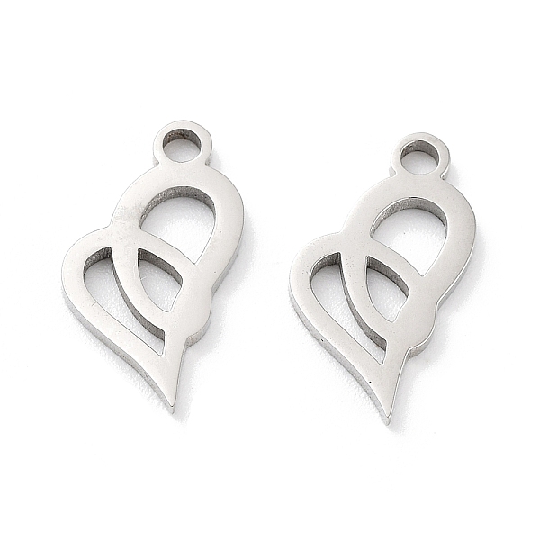 PandaHall 316 Surgical Stainless Steel Charms, Manual Polishing, Laser Cut, Heart Charms, Stainless Steel Color, 14.5x7x1mm, Hole: 1.6mm 316...
PandaHall 316 Surgical Stainless Steel Charms, Manual Polishing, Laser Cut, Heart Charms, Stainless Steel Color, 14.5x7x1mm, Hole: 1.6mm 316...