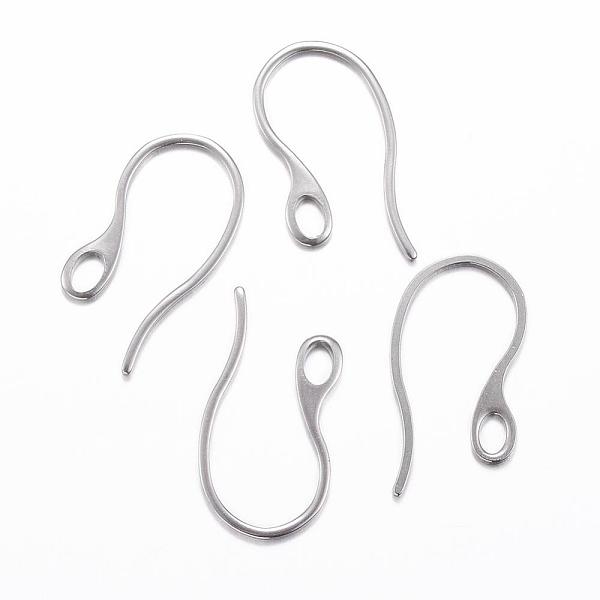 PandaHall 304 Stainless Steel Earring Hooks, with Horizontal Loop, Stainless Steel Color, 22x11.5x1mm, Hole: 2.5x3.5mm 304 Stainless Steel
PandaHall 304 Stainless Steel Earring Hooks, with Horizontal Loop, Stainless Steel Color, 22x11.5x1mm, Hole: 2.5x3.5mm 304 Stainless Steel