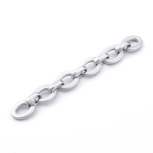 PandaHall Opaque Spray Painted Acrylic Linking Cable Chains, Quick Link Chains, Silver, 24x18x4mm and 18.5x11.5x5mm, about 39.37 inch...
PandaHall Opaque Spray Painted Acrylic Linking Cable Chains, Quick Link Chains, Silver, 24x18x4mm and 18.5x11.5x5mm, about 39.37 inch...
