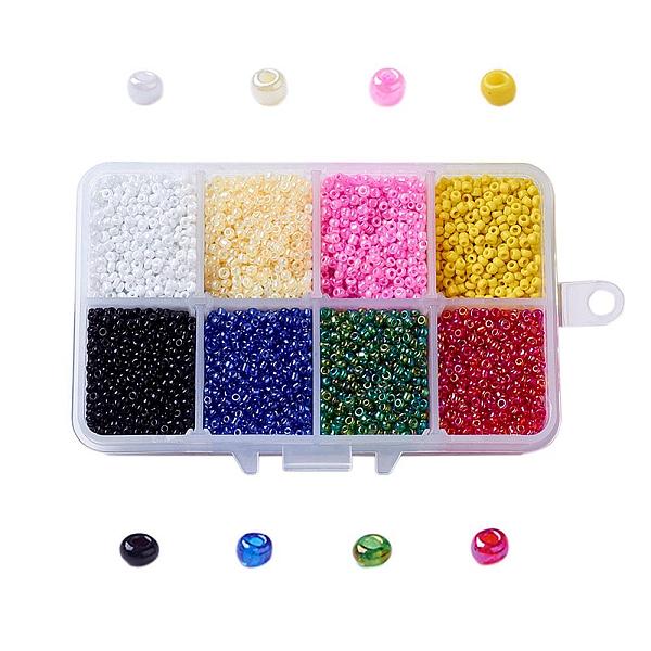 PandaHall 12/0 Glass Seed Beads, Ceylon Round Loose Spacer Beads, 2mm, Mixed Color, 2mm, Hole: 1mm, about 12500pcs/box Glass Multicolor
PandaHall 12/0 Glass Seed Beads, Ceylon Round Loose Spacer Beads, 2mm, Mixed Color, 2mm, Hole: 1mm, about 12500pcs/box Glass Multicolor