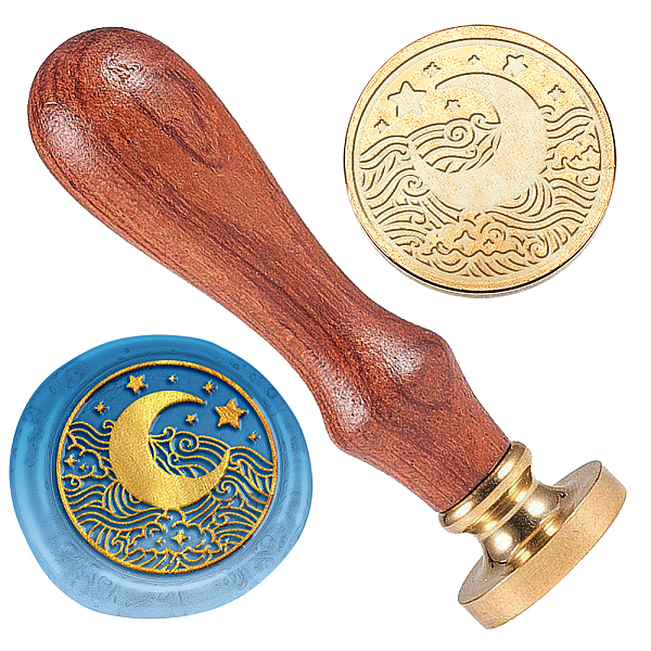 PandaHall Wax Seal Stamp Set, 1Pc Golden Tone Sealing Wax Stamp Solid Brass Head, with 1Pc Wood Handle, for Envelopes Invitations, Gift Card...
PandaHall Wax Seal Stamp Set, 1Pc Golden Tone Sealing Wax Stamp Solid Brass Head, with 1Pc Wood Handle, for Envelopes Invitations, Gift Card...