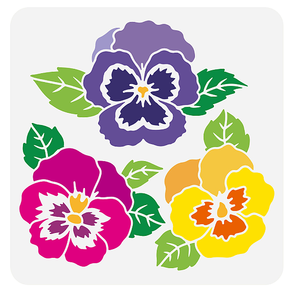 PandaHall PET Hollow Out Drawing Painting Stencils, for DIY Scrapbook, Photo Album, Flower Pattern, 30x30cm Plastic Flower
PandaHall PET Hollow Out Drawing Painting Stencils, for DIY Scrapbook, Photo Album, Flower Pattern, 30x30cm Plastic Flower