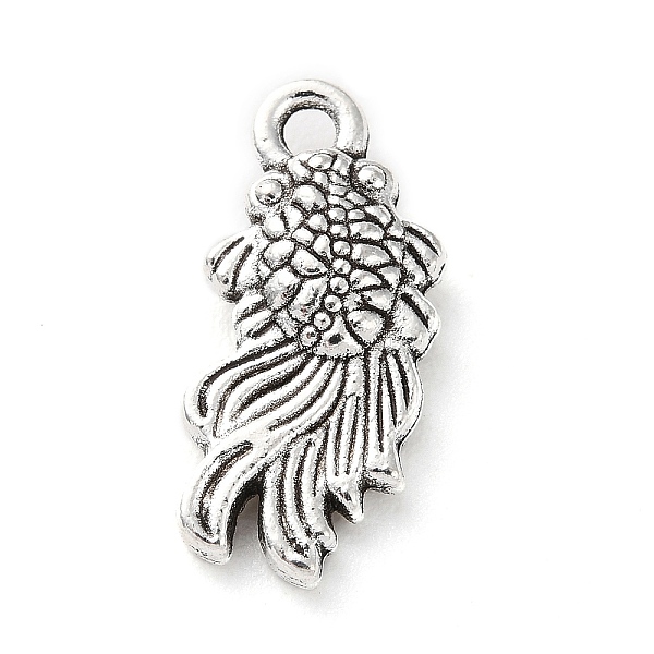 PandaHall Tibetan Style Alloy Pendants, Fish, Antique Silver, 17x8x3.5mm, Hole: 1.6mm, about 438pcs/500g Alloy Fish
PandaHall Tibetan Style Alloy Pendants, Fish, Antique Silver, 17x8x3.5mm, Hole: 1.6mm, about 438pcs/500g Alloy Fish