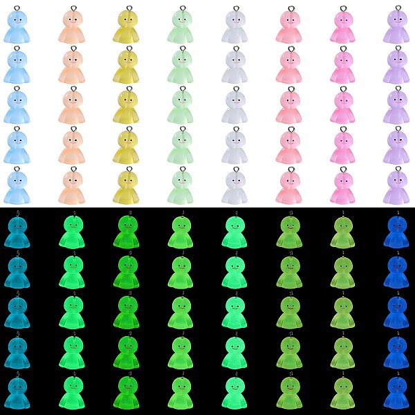 PandaHall 80Pcs 8 Colors Luminous Resin Pendants, Cartoon Japanese Sunny Doll Charms with Stainless Steel Color Plated 304 Stainless Steel..., Multicolor
PandaHall 80Pcs 8 Colors Luminous Resin Pendants, Cartoon Japanese Sunny Doll Charms with Stainless Steel Color Plated 304 Stainless Steel..., Multicolor