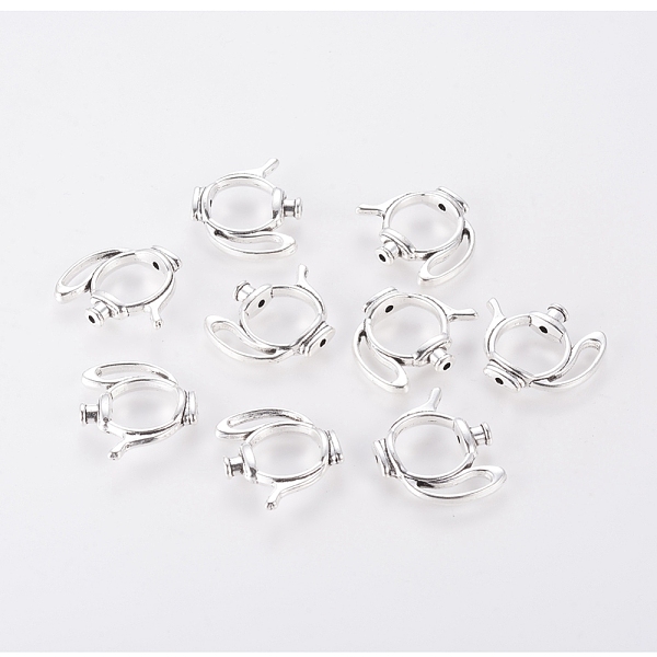 PandaHall Antique Silver Tibetan Style Kettle Bead Frames, Lead Free & Cadmium Free, 19.5x23.5x5mm, Hole: 1mm Alloy Tableware
PandaHall Antique Silver Tibetan Style Kettle Bead Frames, Lead Free & Cadmium Free, 19.5x23.5x5mm, Hole: 1mm Alloy Tableware