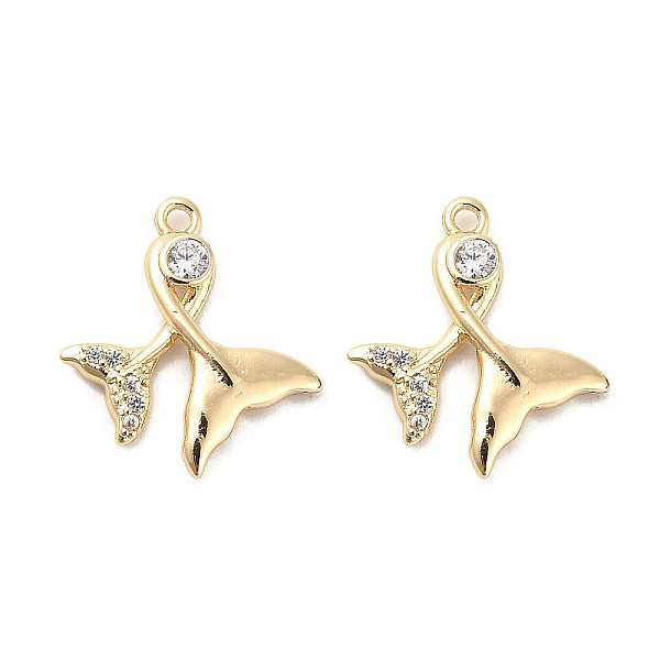 PandaHall Brass Micro Pave Clear Cubic Zirconia Pendants, Fishtail, Real 18K Gold Plated, 16.5x15x2.5mm, Hole: 1.2mm Brass+Cubic Zirconia...
PandaHall Brass Micro Pave Clear Cubic Zirconia Pendants, Fishtail, Real 18K Gold Plated, 16.5x15x2.5mm, Hole: 1.2mm Brass+Cubic Zirconia...