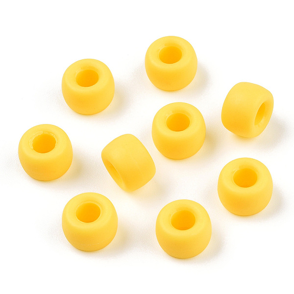 PandaHall Opaque Plastic Beads, Frosted, Barrel, Gold, 9x6mm, Hole: 3.8mm, about 1900pcs/500g Plastic Barrel Gold
PandaHall Opaque Plastic Beads, Frosted, Barrel, Gold, 9x6mm, Hole: 3.8mm, about 1900pcs/500g Plastic Barrel Gold