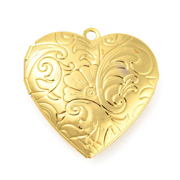 PandaHall Rack Plating Brass Locket Pendants, Photo Frame Pendants for Necklaces, Cadmium Free & Lead Free, Heart with Flower Charm, Real...
PandaHall Rack Plating Brass Locket Pendants, Photo Frame Pendants for Necklaces, Cadmium Free & Lead Free, Heart with Flower Charm, Real...