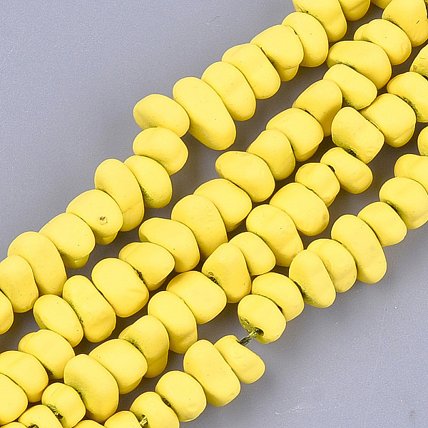 PandaHall Spray Painted Non-magnetic Synthetic Hematite Beads Strands, Chips, Gold, 5~9x5~6x3~4mm, Hole: 0.8mm, about 106~112pcs/strand...
PandaHall Spray Painted Non-magnetic Synthetic Hematite Beads Strands, Chips, Gold, 5~9x5~6x3~4mm, Hole: 0.8mm, about 106~112pcs/strand...