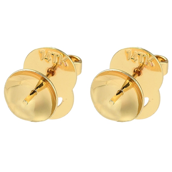 PandaHall Rack Plating Brass Stud Earring Findings, Earring Settings for Half Drilled Beads, Long-Lasting Plated, Lead Free & Cadmium Free...
PandaHall Rack Plating Brass Stud Earring Findings, Earring Settings for Half Drilled Beads, Long-Lasting Plated, Lead Free & Cadmium Free...