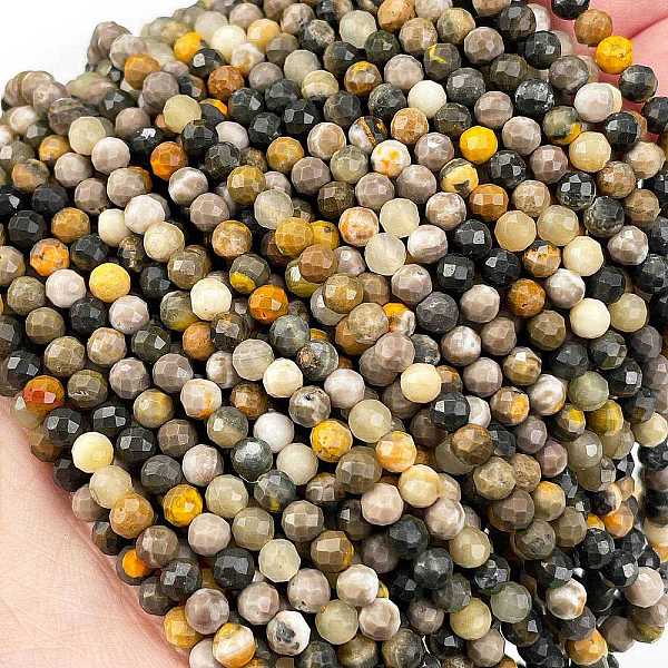 PandaHall Natural Bumblebee Jasper Beads Strands, Faceted, Round, 4mm, Hole: 0.8mm, about 106pcs/strand, 15.35 inch(39cm) Bumblebee Jasper...
PandaHall Natural Bumblebee Jasper Beads Strands, Faceted, Round, 4mm, Hole: 0.8mm, about 106pcs/strand, 15.35 inch(39cm) Bumblebee Jasper...