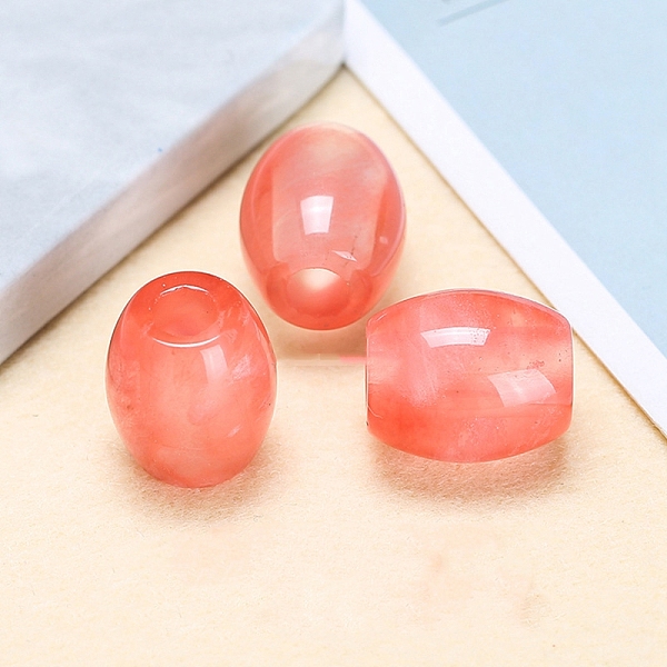 PandaHall Cherry Quartz Glass European Beads, Large Hole Bead Beads, Barrel, 18x16mm, Hole: 6mm Cherry Quartz Glass Barrel
PandaHall Cherry Quartz Glass European Beads, Large Hole Bead Beads, Barrel, 18x16mm, Hole: 6mm Cherry Quartz Glass Barrel