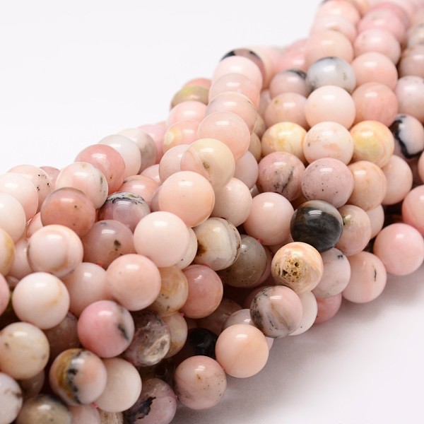 PandaHall Round Natural Pink Opal Beads Strands, 8mm, Hole: 1mm, about 48pcs/strand, 15.75 inch Pink Opal Round
PandaHall Round Natural Pink Opal Beads Strands, 8mm, Hole: 1mm, about 48pcs/strand, 15.75 inch Pink Opal Round
