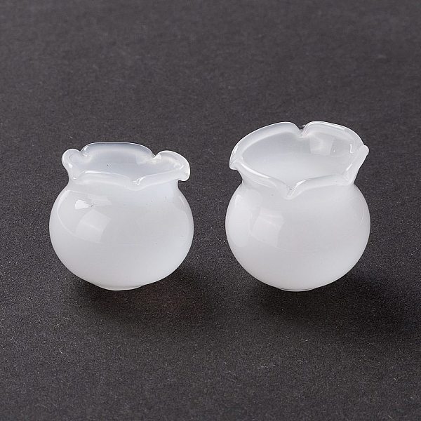PandaHall Handmade Blown Glass Flower Beads, Campanula Medium L, White, 18.5~20x20~20.5mm, Hole: 1~2mm Glass Flower White
PandaHall Handmade Blown Glass Flower Beads, Campanula Medium L, White, 18.5~20x20~20.5mm, Hole: 1~2mm Glass Flower White