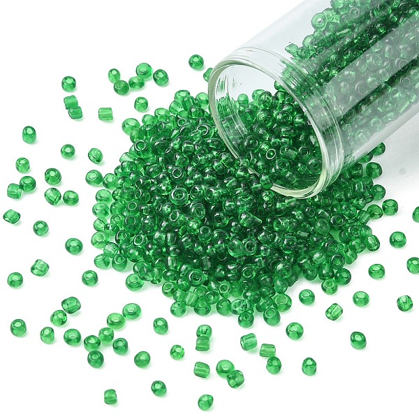 PandaHall Glass Seed Beads, Transparent, Round, Round Hole, Dark Green, 12/0, 2mm, Hole: 1mm, about 3333pcs/50g, 50g/bag, 18bags/2pounds...
PandaHall Glass Seed Beads, Transparent, Round, Round Hole, Dark Green, 12/0, 2mm, Hole: 1mm, about 3333pcs/50g, 50g/bag, 18bags/2pounds...