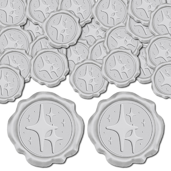 PandaHall CRASPIRE Adhesive Wax Seal Stickers, Envelope Seal Decoration, For Craft Scrapbook DIY Gift, Silver Color, Star, 30mm, 100pcs/box...
PandaHall CRASPIRE Adhesive Wax Seal Stickers, Envelope Seal Decoration, For Craft Scrapbook DIY Gift, Silver Color, Star, 30mm, 100pcs/box...
