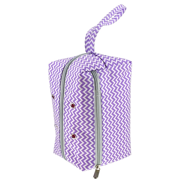 PandaHall Oxford Zipper Knitting Bag, Yarn Storage Organizer, Crochet Hooks & Knitting Needles Bag, Wave, 13x21x11.5cm Cloth Others Purple
PandaHall Oxford Zipper Knitting Bag, Yarn Storage Organizer, Crochet Hooks & Knitting Needles Bag, Wave, 13x21x11.5cm Cloth Others Purple