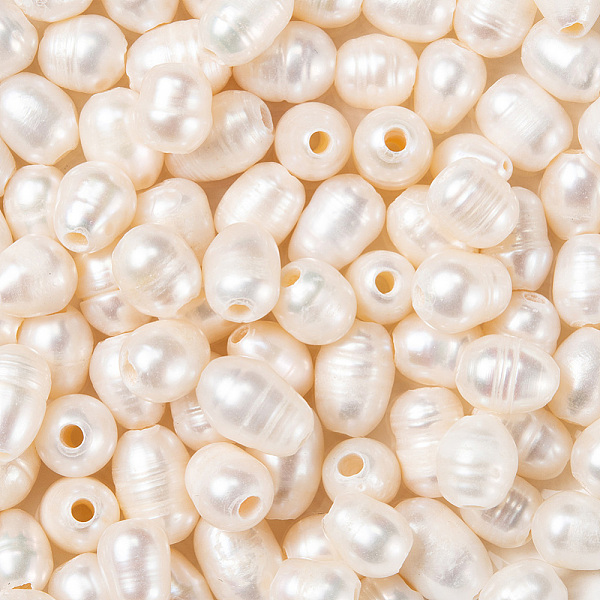 PandaHall 100Pcs Natural Cultured Freshwater Pearl Loose Beads, Large Hole Pearl Beads, Oval, Seashell Color, 7~10x7~8mm, Hole: 1.8mm...
PandaHall 100Pcs Natural Cultured Freshwater Pearl Loose Beads, Large Hole Pearl Beads, Oval, Seashell Color, 7~10x7~8mm, Hole: 1.8mm...