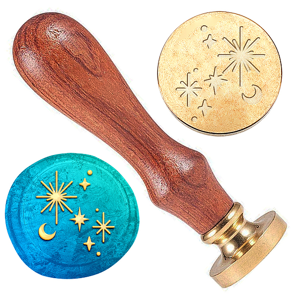 PandaHall Wax Seal Stamp Set, Golden Tone Sealing Wax Stamp Solid Brass Head, with Retro Wood Handle, for Envelopes Invitations, Gift Card...
PandaHall Wax Seal Stamp Set, Golden Tone Sealing Wax Stamp Solid Brass Head, with Retro Wood Handle, for Envelopes Invitations, Gift Card...