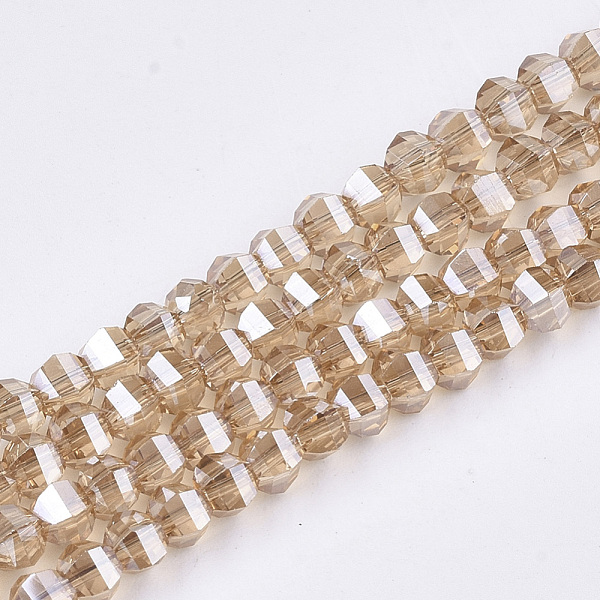 PandaHall Electroplate Glass Beads Strands, Faceted, Round, PeachPuff, 4~4.5x3.5mm, Hole: 1mm, about 100pcs/strand, 13.7 inch Glass Round..., Brown
PandaHall Electroplate Glass Beads Strands, Faceted, Round, PeachPuff, 4~4.5x3.5mm, Hole: 1mm, about 100pcs/strand, 13.7 inch Glass Round..., Brown