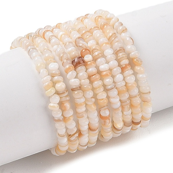 PandaHall Natural Freshwater Shell Beads Strands, Dyed, Rondelle, PapayaWhip, 2x1mm, Hole: 0.5mm, about 231~235pcs/strand, 14.96''(38cm)..., Orange
PandaHall Natural Freshwater Shell Beads Strands, Dyed, Rondelle, PapayaWhip, 2x1mm, Hole: 0.5mm, about 231~235pcs/strand, 14.96''(38cm)..., Orange