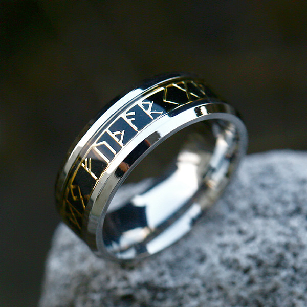 PandaHall Titanium Steel Words Finger Rings, Rune Words Odin Norse Viking Amulet Jewelry, Stainless Steel Color, US Size 9(18.9mm) Titanium...
PandaHall Titanium Steel Words Finger Rings, Rune Words Odin Norse Viking Amulet Jewelry, Stainless Steel Color, US Size 9(18.9mm) Titanium...