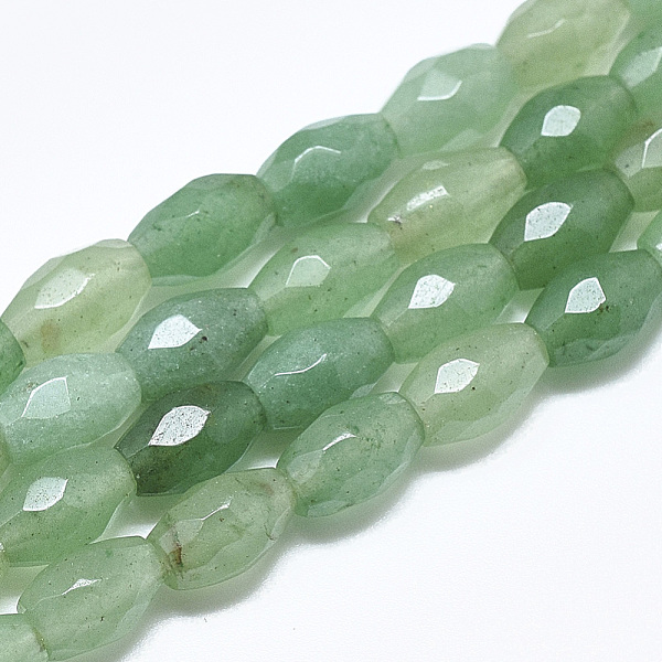PandaHall Natural Green Aventurine Beads Strands, Faceted, Oval, 8.5~9x6mm, Hole: 1mm, about 22pcs/strand, 8.07 inch Green Aventurine Oval
PandaHall Natural Green Aventurine Beads Strands, Faceted, Oval, 8.5~9x6mm, Hole: 1mm, about 22pcs/strand, 8.07 inch Green Aventurine Oval