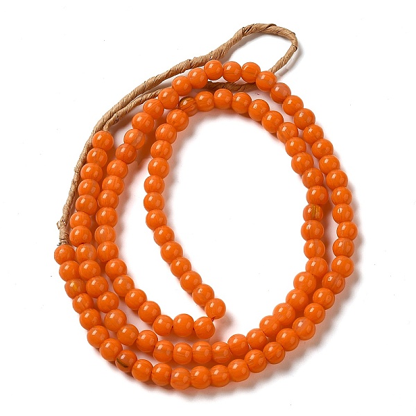 PandaHall Handmade Nepalese Lampwork Beads, Round, Orange, 7~7.5x6~6.5mm, Hole: 1.2mm, about 102~104pcs/strand, 25.59~26.38''(65~67cm)...
PandaHall Handmade Nepalese Lampwork Beads, Round, Orange, 7~7.5x6~6.5mm, Hole: 1.2mm, about 102~104pcs/strand, 25.59~26.38''(65~67cm)...