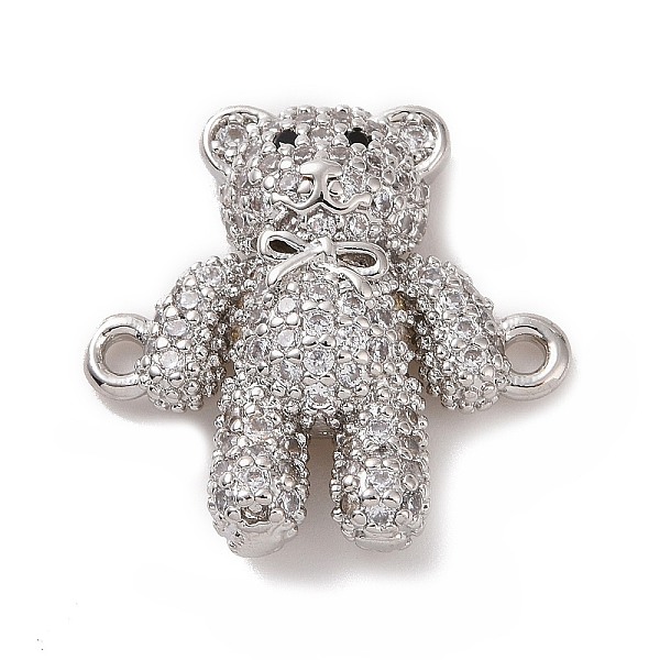 PandaHall Brass Micro Pave Cubic Zirconia Connector Charms, Bear Links, Platinum, Clear, 18x17.5x4.5mm, Hole: 1.2mm Brass+Cubic Zirconia...
PandaHall Brass Micro Pave Cubic Zirconia Connector Charms, Bear Links, Platinum, Clear, 18x17.5x4.5mm, Hole: 1.2mm Brass+Cubic Zirconia...