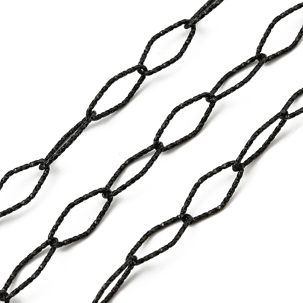 PandaHall 304 Stainless Steel Textured Horse Eye Link Chains, Soldered, with Spool, Electrophoresis Black, 15x7x1mm, about 16.40 Feet...
PandaHall 304 Stainless Steel Textured Horse Eye Link Chains, Soldered, with Spool, Electrophoresis Black, 15x7x1mm, about 16.40 Feet...