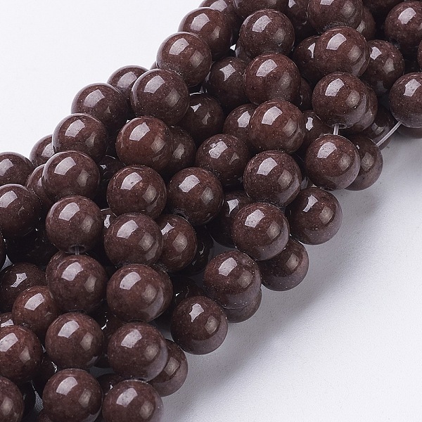 PandaHall Natural Mashan Jade Round Beads Strands, Dyed, Coconut Brown, 8mm, Hole: 1mm, about 51pcs/strand, 15.7 inch Mashan Jade Round...
PandaHall Natural Mashan Jade Round Beads Strands, Dyed, Coconut Brown, 8mm, Hole: 1mm, about 51pcs/strand, 15.7 inch Mashan Jade Round...