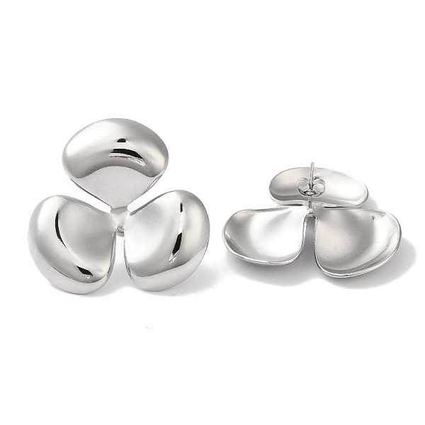 PandaHall 304 Stainless Steel Stud Earrings for Women, Clover, Stainless Steel Color, 31x32.5mm 304 Stainless Steel Clover
PandaHall 304 Stainless Steel Stud Earrings for Women, Clover, Stainless Steel Color, 31x32.5mm 304 Stainless Steel Clover