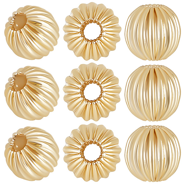PandaHall Beebeecraft 100Pcs/Box Round Spacer Beads 14K Gold Plated Brass Grooved Corrugated Loose Beads 6mm Jewelry Making Beads for DIY...
PandaHall Beebeecraft 100Pcs/Box Round Spacer Beads 14K Gold Plated Brass Grooved Corrugated Loose Beads 6mm Jewelry Making Beads for DIY...
