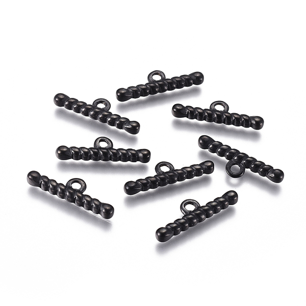 PandaHall 304 Stainless Steel Toggle Clasps Parts, Bar, Electrophoresis Black, 21x6.5x3mm, Hole: 2mm 304 Stainless Steel Others
PandaHall 304 Stainless Steel Toggle Clasps Parts, Bar, Electrophoresis Black, 21x6.5x3mm, Hole: 2mm 304 Stainless Steel Others