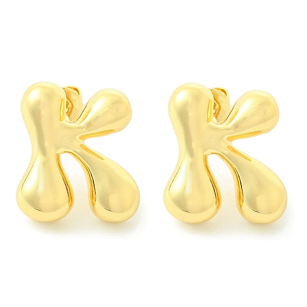 PandaHall Rack Plating Brass Earrings, Cadmium Free & Lead Free, Long-Lasting Plated, Stud Earrings, Alphabet, Real 18K Gold Plated, Letter...
PandaHall Rack Plating Brass Earrings, Cadmium Free & Lead Free, Long-Lasting Plated, Stud Earrings, Alphabet, Real 18K Gold Plated, Letter...