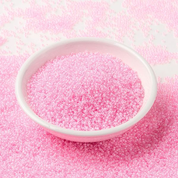PandaHall MIYUKI Round Rocailles Beads, Japanese Seed Beads, (RR207) Pink Lined Crystal, 15/0, 1.5mm, Hole: 0.7mm, about 27777pcs/50g Glass...
PandaHall MIYUKI Round Rocailles Beads, Japanese Seed Beads, (RR207) Pink Lined Crystal, 15/0, 1.5mm, Hole: 0.7mm, about 27777pcs/50g Glass...