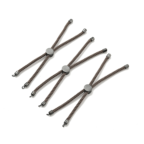 PandaHall Half Finished Twisted Milan Rope Slider Bracelets, with Rack Plating Brass Cord Ends & Open Loop, Cadmium Free & Lead Free, for..., Brown
PandaHall Half Finished Twisted Milan Rope Slider Bracelets, with Rack Plating Brass Cord Ends & Open Loop, Cadmium Free & Lead Free, for..., Brown
