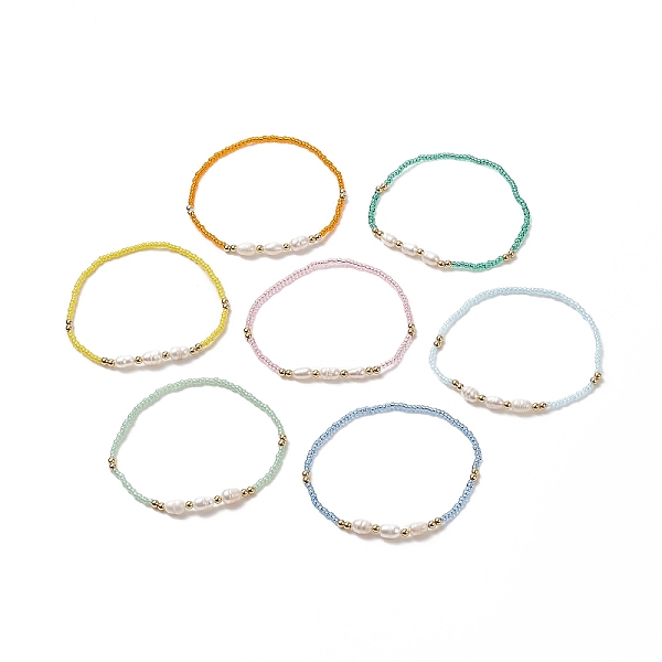 PandaHall 7Pcs 7 Color Natural Shell & Seed & Brass Beaded Stretch Bracelets Set for Women, Mixed Color, Inner Diameter: 2 inch(5.15cm)..., Multicolor
PandaHall 7Pcs 7 Color Natural Shell & Seed & Brass Beaded Stretch Bracelets Set for Women, Mixed Color, Inner Diameter: 2 inch(5.15cm)..., Multicolor
