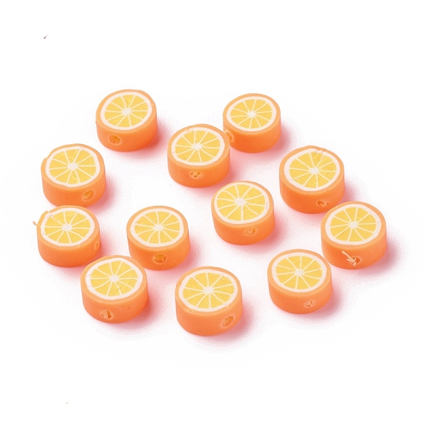PandaHall Handmade Polymer Clay Beads, Orange Slice, Orange, 9.5~10x4.5mm, Hole: 1.8mm Polymer Clay Fruit Orange
PandaHall Handmade Polymer Clay Beads, Orange Slice, Orange, 9.5~10x4.5mm, Hole: 1.8mm Polymer Clay Fruit Orange