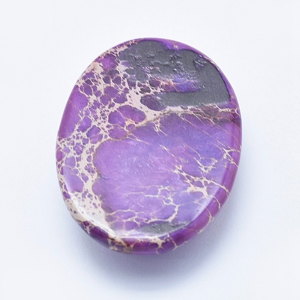 PandaHall Natural Regalite/Imperial Jasper/Sea Sediment Jasper Cabochons, Dyed, Half Oval, Medium Purple, 30x22x7~8mm Imperial Jasper Oval...
PandaHall Natural Regalite/Imperial Jasper/Sea Sediment Jasper Cabochons, Dyed, Half Oval, Medium Purple, 30x22x7~8mm Imperial Jasper Oval...