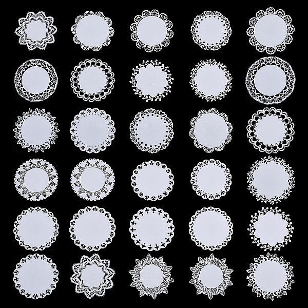 PandaHall Gorgecraft 3 Sets 2 Styles Round Lace Scrapbooking Paper Pads, for DIY Scrapbooking, Photo Album, White, 9.9~10.3x0.02cm...
PandaHall Gorgecraft 3 Sets 2 Styles Round Lace Scrapbooking Paper Pads, for DIY Scrapbooking, Photo Album, White, 9.9~10.3x0.02cm...