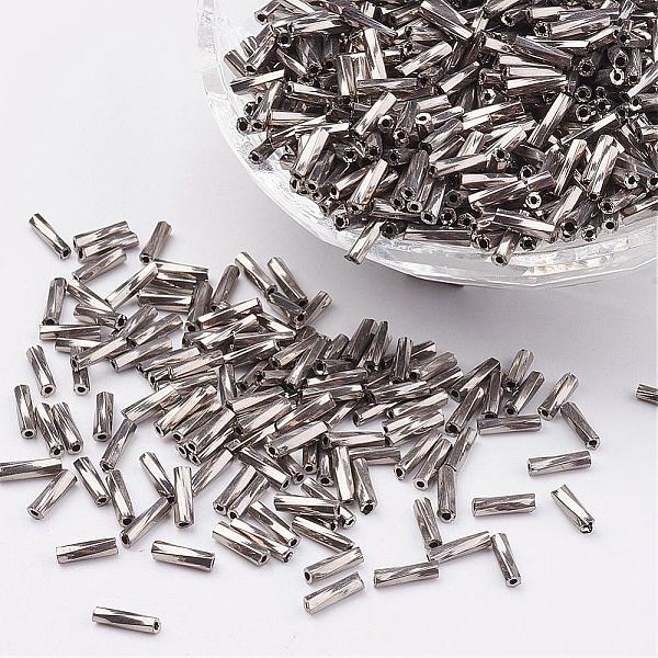 PandaHall Glass Twisted Bugle Beads, Metallic Colours,Gray, 6x2mm, Hole: 0.5mm Glass Gray
PandaHall Glass Twisted Bugle Beads, Metallic Colours,Gray, 6x2mm, Hole: 0.5mm Glass Gray