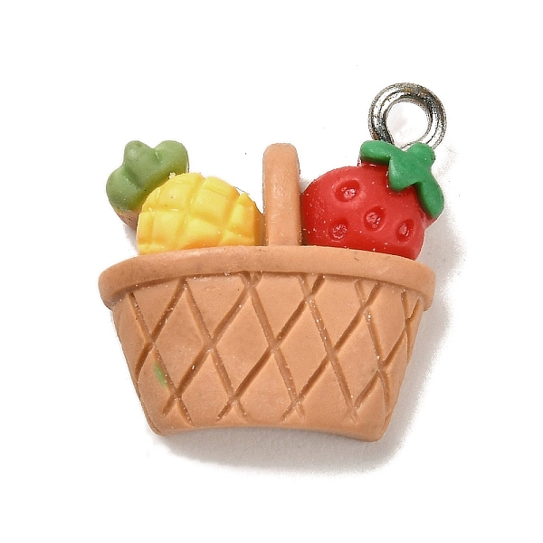PandaHall Opaque Resin Pendants, Cartoon Charms with Platinum Tone Iron Loops, Fruit, 18x17x7mm, Hole: 2mm Iron+Resin Fruit Brown
PandaHall Opaque Resin Pendants, Cartoon Charms with Platinum Tone Iron Loops, Fruit, 18x17x7mm, Hole: 2mm Iron+Resin Fruit Brown