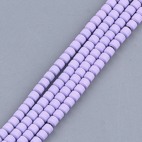 PandaHall Spray Painted Non-magnetic Synthetic Hematite Beads Strands, Column, Lilac, 3x3mm, Hole: 0.8mm, about 127~129pcs/strand, 15.7 inch..., Purple
PandaHall Spray Painted Non-magnetic Synthetic Hematite Beads Strands, Column, Lilac, 3x3mm, Hole: 0.8mm, about 127~129pcs/strand, 15.7 inch..., Purple