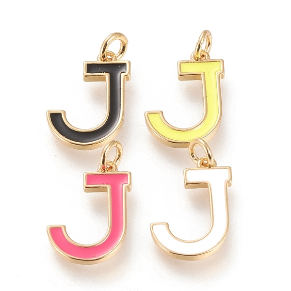 PandaHall Brass Enamel Pendants, with Jump Ring, Long-Lasting Plated, Real 18K Gold Plated, Letter.J, Mixed Color, Letter.J, J..., Multicolor
PandaHall Brass Enamel Pendants, with Jump Ring, Long-Lasting Plated, Real 18K Gold Plated, Letter.J, Mixed Color, Letter.J, J..., Multicolor
