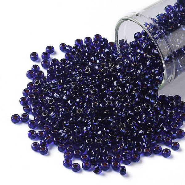 PandaHall TOHO Round Seed Beads, Japanese Seed Beads, (743) Copper Lined Transparent Sapphire, 8/0, 3mm, Hole: 1mm, about 222pcs/bottle..., Blue
PandaHall TOHO Round Seed Beads, Japanese Seed Beads, (743) Copper Lined Transparent Sapphire, 8/0, 3mm, Hole: 1mm, about 222pcs/bottle..., Blue