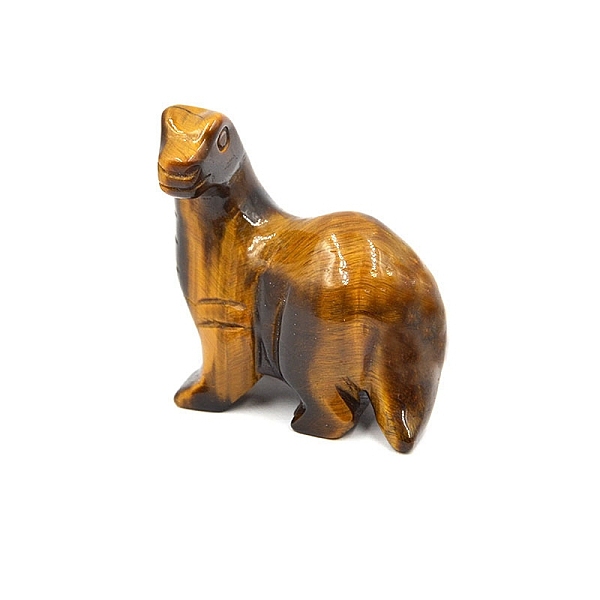 PandaHall Natural Tiger Eye Carved Healing Dinosaur Figurines, Reiki Energy Stone Display Decorations, 50x30mm Tiger Eye Dinosaur
PandaHall Natural Tiger Eye Carved Healing Dinosaur Figurines, Reiki Energy Stone Display Decorations, 50x30mm Tiger Eye Dinosaur