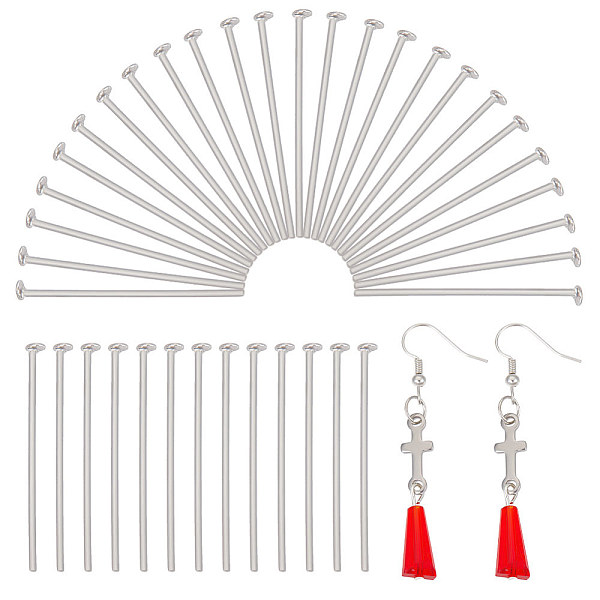 PandaHall Unicraftale 1500Pcs 304 Stainless Steel Flat Head Pins, Stainless Steel Color, 21 Gauge, 20x0.7mm, Head: 1.5mm 304 Stainless Steel
PandaHall Unicraftale 1500Pcs 304 Stainless Steel Flat Head Pins, Stainless Steel Color, 21 Gauge, 20x0.7mm, Head: 1.5mm 304 Stainless Steel