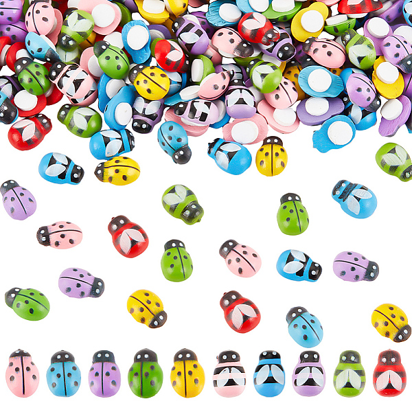 PandaHall Olycraft 200Pcs 10 Colors Spray Painted Wood Cabochons, with Double-sided Adhesive, Ladybug, Mixed Color, 12x8x5mm, 20pcs/color..., Multicolor
PandaHall Olycraft 200Pcs 10 Colors Spray Painted Wood Cabochons, with Double-sided Adhesive, Ladybug, Mixed Color, 12x8x5mm, 20pcs/color..., Multicolor